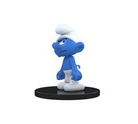 Puppy figura de colección blue resin los pitufos, el pitufo gruñón