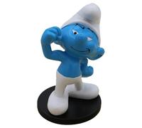 Puppy Figura de colección Blue Resin Los Pitufos, Pitufo Fortachón 11cm (2021)