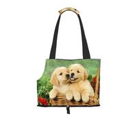 Puppy golden retriever print Pets Dogs Carrier Bags Puppy Carrier Dog Walking Bags for small Dogs and Cat and Rabbit