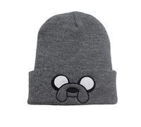 (Puppy-GY)Adventure Time Adult Embroidery Knitted Hats Cartoon Anime Headgear Autumn Cap Winter Hat Student Bonnet Christmas Birthday Gift