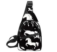 Puppy Head Paw (2) Mochila cruzada para viajes, senderismo, pecho, Multicolor 07, 11.8x7x1.5in/30x18x4cm