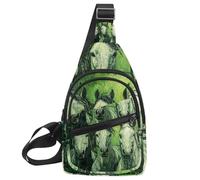 Puppy Head Paw (2) Mochila cruzada para viajes, senderismo, pecho, Multicolor 18, 11.8x7x1.5in/30x18x4cm