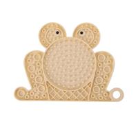 Puppy Licking Mat. Silicone Frog-Shaped Dog Lick Bowl with Suction Cups