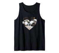 Puppy Love Shih Tzu Primer Beso Camiseta sin Mangas