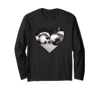 Puppy Love Shih Tzu Primer Beso Manga Larga