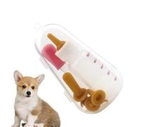 Puppy Milk Feeder, Kitten Feeding Syringe, Multifunctional Animal Leak Proof Design, Feeding Tube, 9.84x5.91x1.18 in Ideal for Kittens, Puppies, Pet Care Tool