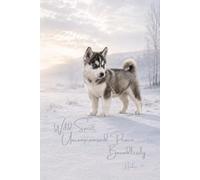 Puppy Nimbus: Wild Spirit, Uncompromised Peace… Boundlessly: A Quiet Luxury Siberian Husky Puppy Journal - Calm Focus & Sensory Grounding, Winter ... Dot Grid Seamless Edge-to-Edge (Puppy Series)