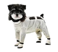 Puppy Onesie | Elastic Pet Clothes with D-Ring and Adjustable Strap | Puppy Stretchable Onesie | for Walking Outdoor Commuting Travel Daily Camping Summer Adventure