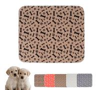 Puppy Pad, Brand Pee Pads, Washable Reusable Training Pet Dog Pads, Fast Absorbent, Leak & Odor Proof, Non-Slip for Dogs Indoor Use (Khaki,15.74*23.62in)