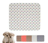 Puppy Pad, Brand Pee Pads, Washable Reusable Training Pet Dog Pads, Fast Absorbent, Leak & Odor Proof, Non-Slip for Dogs Indoor Use (White,31.5*35.43in)