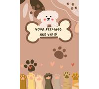 Puppy Paws Motivation Composition Book: Motivational Puppy and Paw Notebook with Inspirational Quote, 100 Pages, Emotional Support for Girls, Boys, and Animal Lovers