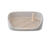 Puppy Pee Pad Holder - Interior para exteriores para perros de potty Toilet Training Tray, Dog Potty Toilet with Protection Wall | Indoor Open Top Litter Box for Toilet Training Tray