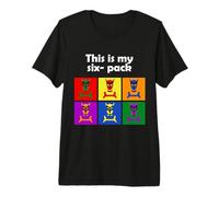Puppy Play pups - This is my Six-Pack Camiseta Premium