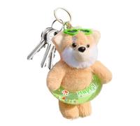 Puppy Plush Doll | Key Rings for Kids | Stuffed Bag Accessories, Swimming Ring Plush Toy Cartoon Stuffed Key Rings Plush Keychains for Girls Plushie Key Rings for Boys Stuffed Animal Bag Charm