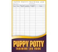 Puppy Potty Training Log Book: Puppy House Training Tracker | Organized Journal for Monitoring Pee, Poo, and Accidents