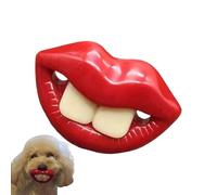 Puppy Puppy para perros pequeños, juguete de chupete de perro | Pacifier de perros de perros de color gracioso juguete rojo - Cuidado de salud bucal suave para mascota de dentición para un cachorro pe