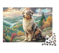 Puppy Running Extra Thick Cardboard Arte Salvaje de montaña Jigsaw Puzzle Adults Age 12 Up Brain Training Activity Ideal Gift for Teen Puzzle Lovers 12 18 Years 70x50cm/1000pcs