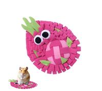 Puppy Sniffing Pad, Colorful Fruit Shape Enrichment Puzzle Toy, Slow Feeder Training Mat for Dogs, Nose Work Play Rug for Medium Large Breeds, for Home Room Living Garden Yard