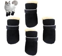 Puppy Snow Boots - Warm and Anti-Slip Puppy Paw Protectors Booties, Winter Dog Shoe | Polyester + PVC, Non-Slip Foot Protection Windproof Pet Shoes For Winter Cold Weather