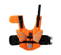 Puppy Swimsuit, Water Safety Jacket, Reflective Floating Vest, Adjustable Secure Fit, Strong Rescue Design, for Beach Pool Boating Outdoor Swimming Use, 10.24x5.91x5.91 Inches