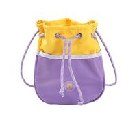 Puppy Treat Bag, Contrast Color Treat Pouch, Poop Bag Dispenser, Dog Walking Pouch, Waterproof Dog Treat Shoulder Bag Large Capacity Puppy Treat Bag, Contrast Color Pouch for Dog Walking Essentials
