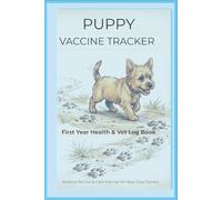 Puppy Vaccine Tracker Log Book: First Year Dog Health Record Journal | Vet Visits, Vaccinations, Growth & Medication Tracker for New Puppy Owners