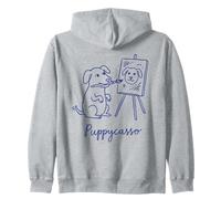 Puppycasso Picasso Cachorro Sudadera con Capucha