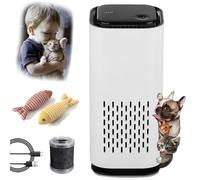 Puppymothers Pet Air Purifier, Puppy Mothers Pet Air Purifier, Pawtins Pet Air Purifiers for Home Pee Smell, Air Purifiers for Home Pets with 360°Air Inlet with Reusable Filter Element (A-1 Pcs)