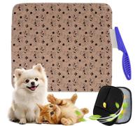 Puppypad Pee Pads with Pheromones, Reusable and Washable PeePad for Dogs Washable, Pet Training Pads with Non-Slip Base, 4-Layer Leak & Odor Proof, Fast Absorbent, for Dogs Indoor Use (B,S)