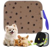 Puppypad Pee Pads with Pheromones, Reusable and Washable PeePad for Dogs Washable, Pet Training Pads with Non-Slip Base, 4-Layer Leak & Odor Proof, Fast Absorbent, for Dogs Indoor Use (F,S)