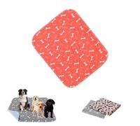 PuppyPad - The Last Pee Pad You'll Get, Washable Reusable Dog Pee Pads with Feromonas, Leak & Odor Proof, Fast Absorbent, Easy to Clean, Non-Slip Potty Training Mat (Rojo (MK-2), M (71,1 x 81,3 cm)