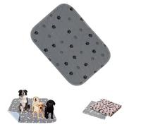PuppyPad - The Last Pee Pad You'll Get, Washable Reusable Dog Pee Pads with Feromonas, Leak & Odor Proof, Fast Absorbent, Easy to Clean, Non-Slip Potty Training Mat (Gris (MK-8), M (71,1 x 81,3 cm)