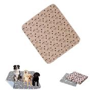 PuppyPad - The Last Pee Pad You'll Get, Washable Reusable Dog Pee Pads with Feromonas, Leak & Odor Proof, Fast Absorbent, Easy to Clean, Non-Slip Potty Training Mat (Khaki (MK-7), L (81,3 x 89,9 cm)