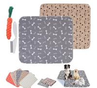 Puppypad Washable Dog Pee Pads, Puppypad ee ads with Pheromones, Puppy Pad Reusable Pee Pads, Super Absorbent & Leakproof Pet Training Pad, for Sofa, Crates, Floors (2pcs-1,M: 70*80cm)