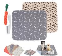 Puppypad Washable Dog Pee Pads, Puppypad ee ads with Pheromones, Puppy Pad Reusable Pee Pads, Super Absorbent & Leakproof Pet Training Pad, for Sofa, Crates, Floors (2pcs-2,M: 70*80cm)