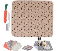 Puppypad Washable Dog Pee Pads, Puppypad ee ads with Pheromones, Puppy Pad Reusable Pee Pads, Super Absorbent & Leakproof Pet Training Pad, for Sofa, Crates, Floors (Coffee,S: 40*60cm)