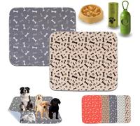 Puppypad Washable Dog Pee Pads, PuppyPad Pee Pads for Dogs with Pheromones, Puppy Pad Reusable ee ads, Durable Leak-Proof & Anti-Slip Pet Training Pads, for Home (A+C,M(28*32 in))