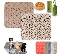 Puppypad Washable Dog Pee Pads, PuppyPad Pee Pads for Dogs with Pheromones, Puppy Pad Reusable ee ads, Durable Leak-Proof & Anti-Slip Pet Training Pads, for Home (B+C,XS(12*12 in))