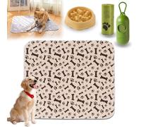 Puppypad Washable Dog Pee Pads, PuppyPad Pee Pads for Dogs with Pheromones, Puppy Pad Reusable ee ads, Durable Leak-Proof & Anti-Slip Pet Training Pads, for Home (C,M(28*32 in))