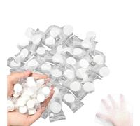 Puppyparagraph Compressed Towel Tablets, Civilized/Noblecalm/Literalous/Gloryboom/Deliberath Compressed Towel Tablets, Magic Towels Expands, for Hotel Camping Backpacking (2pcs)