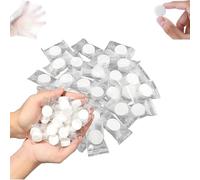 Puppyparagraph Compressed Towel Tablets, Compressed Towel Tablets Large, Portable Lightweight Disposable Highly Absorbent Compression Face Towels for Travel, Hiking, Camping (100PCS)