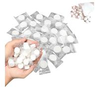 Puppyparagraph Compressed Towel Tablets, Portable Disposable Highly Absorbent Compression Face Towels for Travel, Daily, Camping (100pcs)
