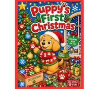 Puppy's First Christmas Coloring Book: Fun coloring book for kids and adults. 20+ large 8.5x11 images to color