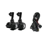 PUQWRIM Faros Delanteros 1 Juego Faros Delanteros Universales Para Motocicleta Para R1200GS/ADV/F800GS Luz Antiniebla Auxiliar LED 40 W Faro Delantero(2x light Relay Wire)