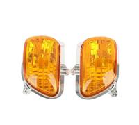 PUQWRIM Faros Delanteros Carcasa Lente Luz Señal Giro Delantera Para Motocicleta Para Gold Wing 1800 GL1800 2001-2015 Faro Delantero(Naranja)