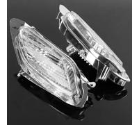 PUQWRIM Faros Delanteros Cubiertas Para Indicadores Señal Giro Delanteros Motocicleta Para ST1300 2002-2012 Faro Delantero(Blanco)
