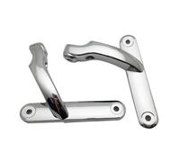 PUQWRIM Faros Delanteros Foco Auxiliar LED DRL 4,5" Para Luz Cruce Soportes Para Luces Antiniebla Para Turismo Para Carretera Luces Direccionales King Faro Delantero(2pcs chrome)