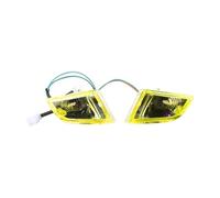 PUQWRIM Faros Delanteros Para Dio 50 Para DIO50 AF18 AF25 AF 18 25 Motocicleta Scooter Faro Luz Señal Giro Delantera Faros Delanteros Señal Indicadores Luces Faro Delantero(Yellow turn signal)