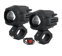 PUQWRIM Foco LED Para Motocicleta Faros Antiniebla 200W Accesorios Para ADV Para UTV Lámpara Asistida Por Camión Auxiliar 12V Y 24V Faros De Motocicleta