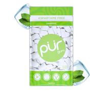 PUR Gum chicle sin azúcar con xilitol, vegano, sin aspartamo y sin gluten, sabor coolmint, 55 piezas (paquete de 1)